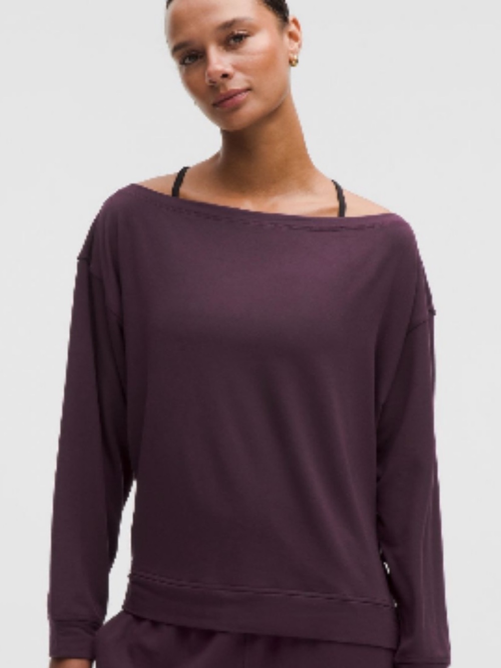 lululemon athletica be calm. Black plum